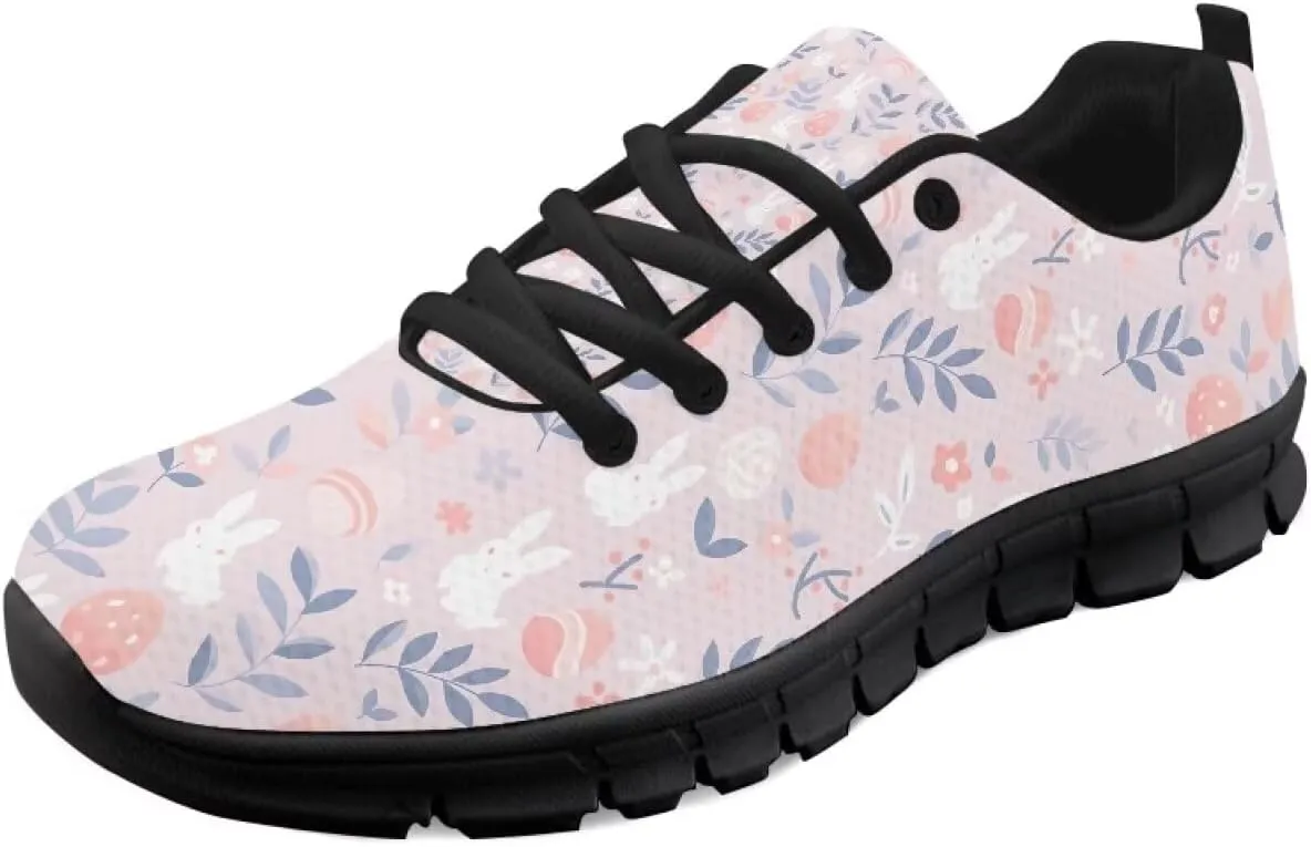Sneakers Women Comfortable Non-Slip Breathable Lace Up Road Running Shoes for Women Tennis Workout Holiday Sneakers US 5-12