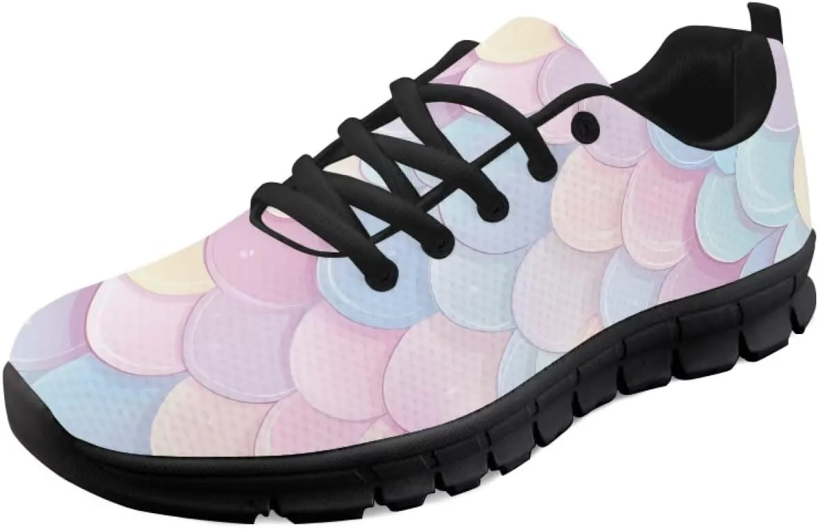 Sneakers Women Comfortable Non-Slip Tennis Hiking Shoes for Women Breathable Lace Up Workout Holiday Running Sneakers US 5-12