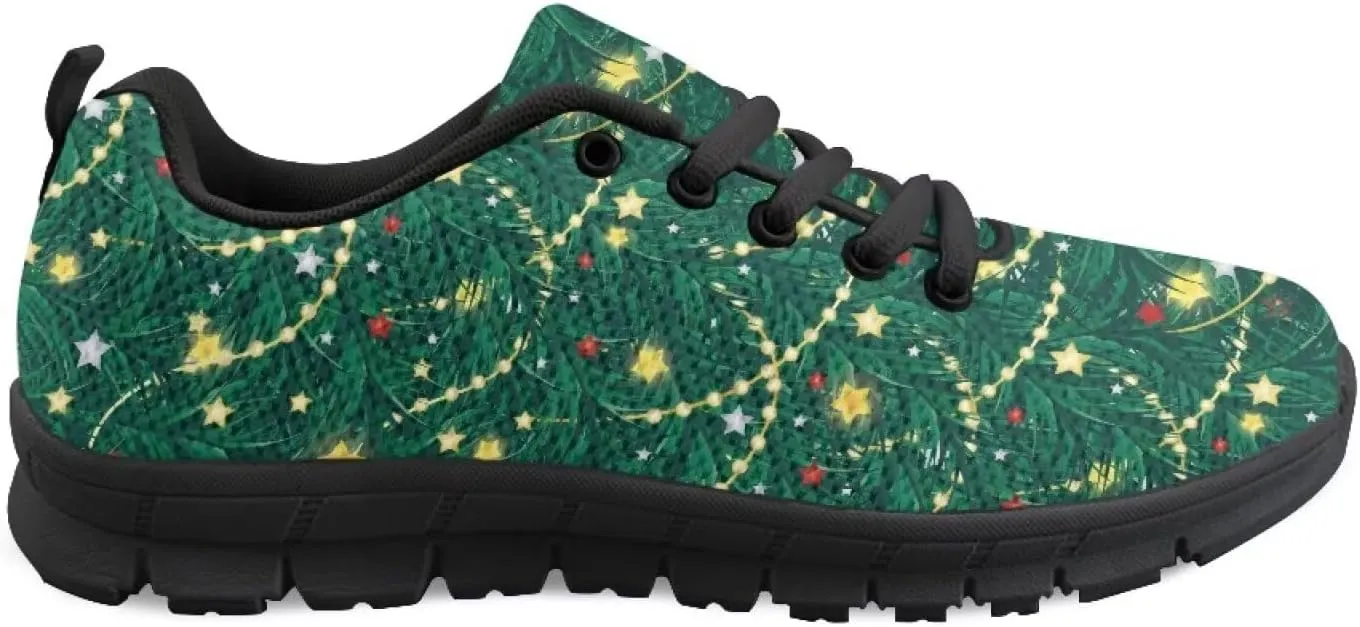 Sneakers Women Print Shoes Flat Comfortable Lace Up Low-Top Running Workout Shoes Women Anti-Slip Sport Outdoor Hiking Sneakers Ladies US 5-12