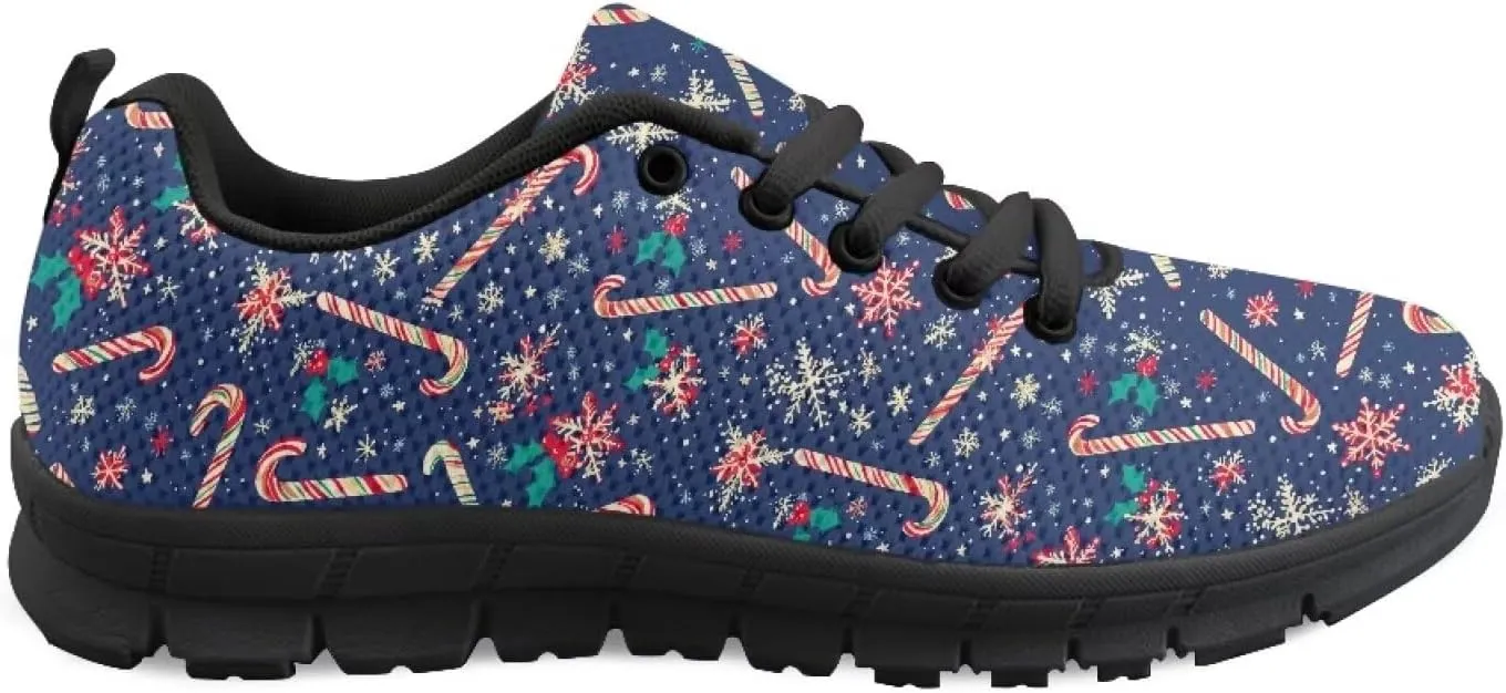 Sneakers Women Print Shoes Flat Comfortable Lace Up Low-Top Running Workout Shoes Women Anti-Slip Sport Outdoor Hiking Sneakers Ladies US 5-12