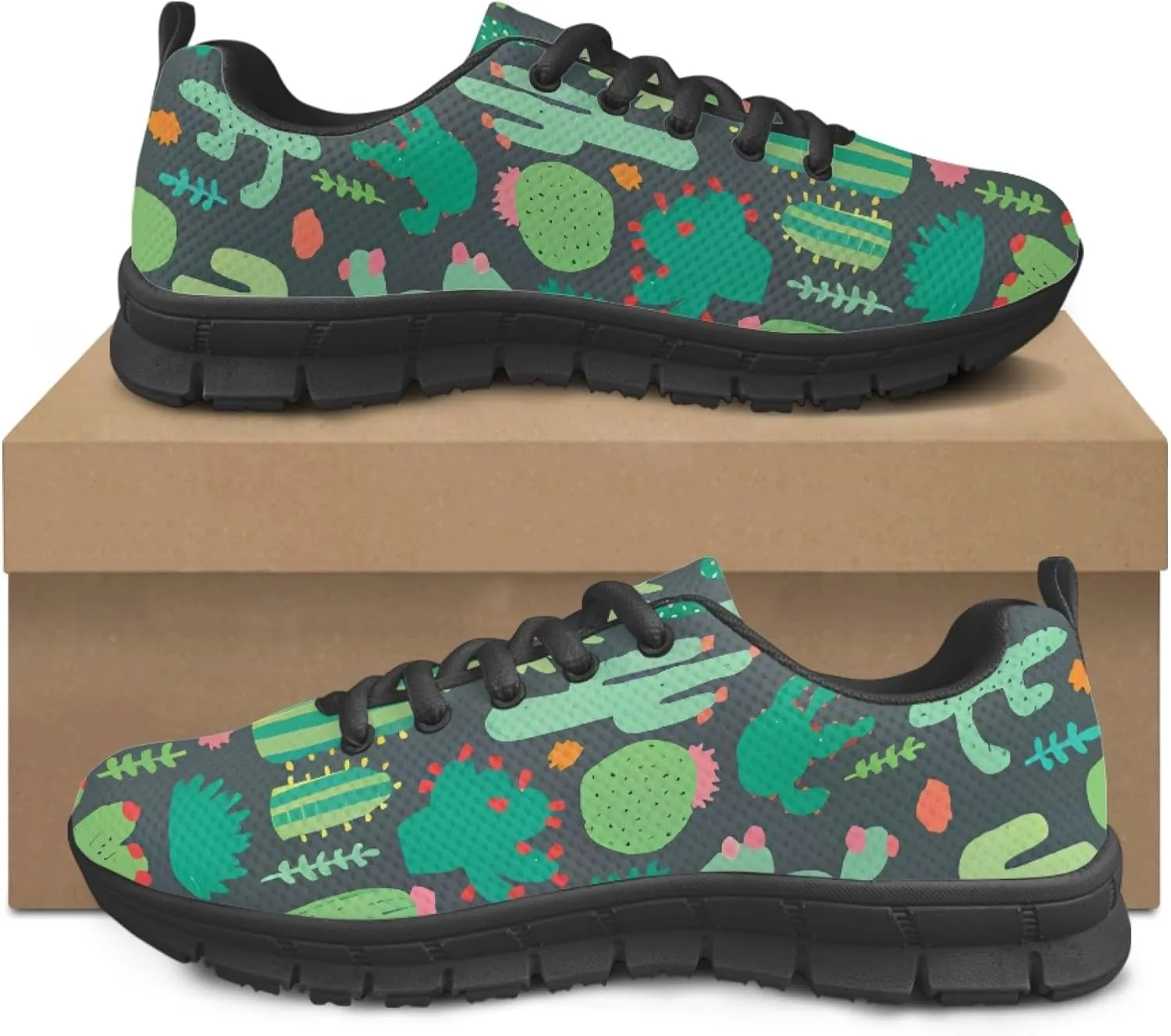 Sports Tennis Sneakers for Womens Running Causal Shoes Teens Girls Outdoor Travel Walking Low Heel Lace up Breathable Lightweight