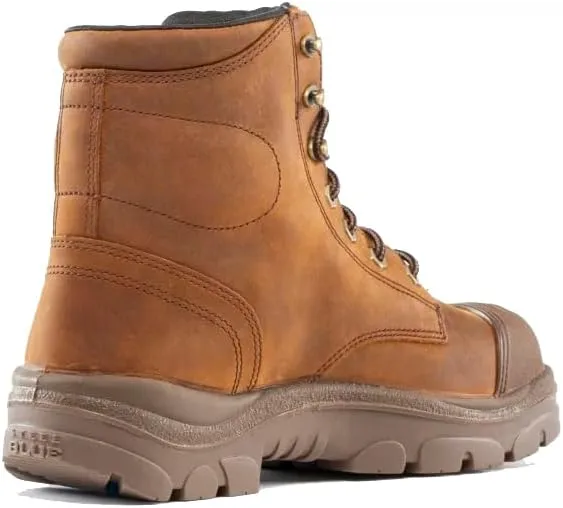 Steel Blue Men's Argyle Scuff Steel Toe Safety Boot, Brown