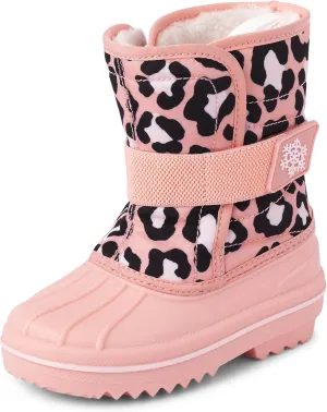 The Children's Place Unisex-Child and Toddler Faux Fur Trim Winter Snow Boots