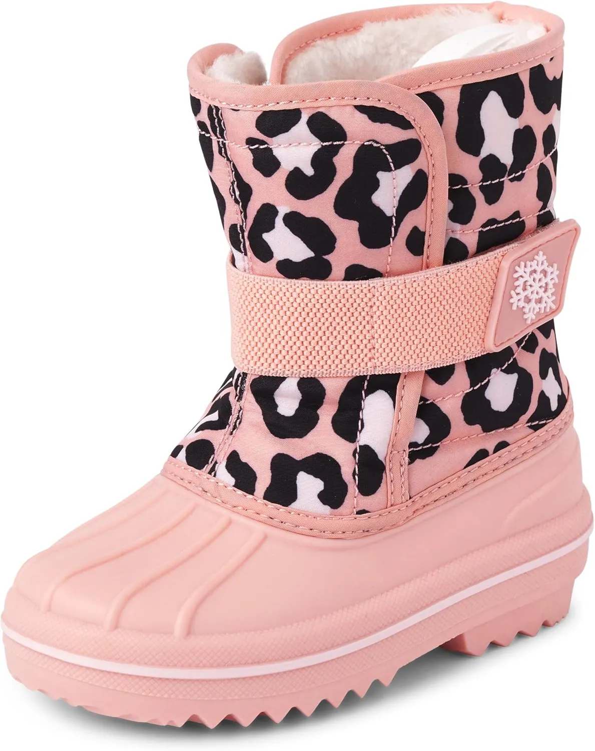 The Children's Place Unisex-Child and Toddler Faux Fur Trim Winter Snow Boots