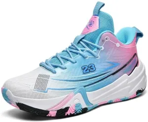 Unisex Basketball Shoes Lightweight Breathable Non Slip Fashionable Running Boots