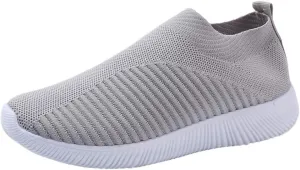 Walking Shoes Women Casual Sock Sneakers Comfy Breathable Slip on Sneakers Lightweight Casual Sports Work Shoes
