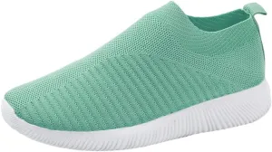 Walking Shoes Women Casual Sock Sneakers Comfy Breathable Slip on Sneakers Lightweight Casual Sports Work Shoes