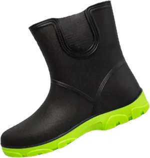 Waterproof Non-Slip Rain Boots for Outdoor Trendy Rain Boots for Women and Men with Anti-Slip Sole