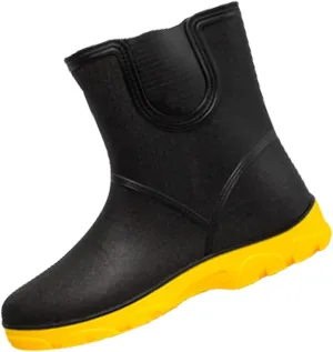 Waterproof Non-Slip Rain Boots for Outdoor Trendy Rain Boots for Women and Men with Anti-Slip Sole