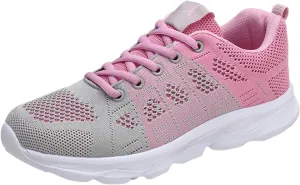 Women Running Shoes Lightweight Tennis Shoes Non Slip Walking Sneakers Breathable Workout Shoes Comfy Athletic Shoes