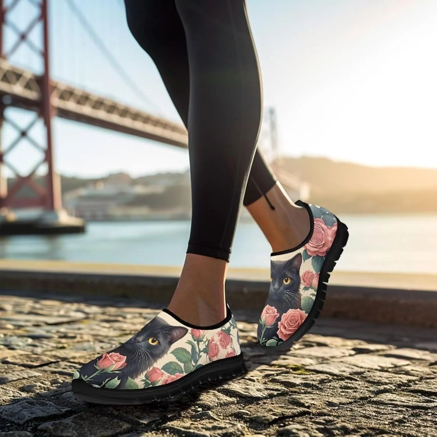 Women's Fashion Sneakers Comfy Breathable Lightweight Low Cut Non Slip Walking Running Shoes Sport Sneakers