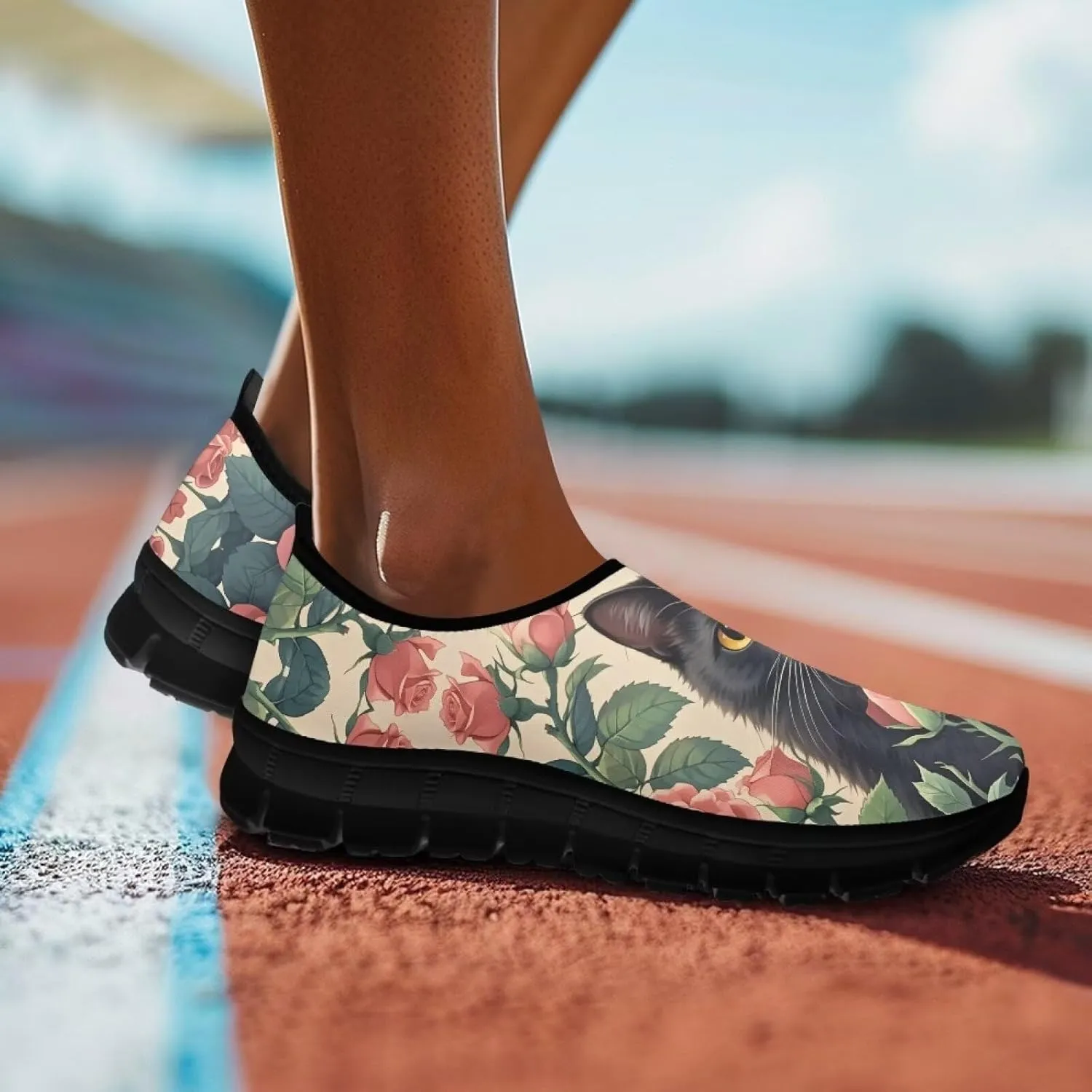 Women's Fashion Sneakers Comfy Breathable Lightweight Low Cut Non Slip Walking Running Shoes Sport Sneakers
