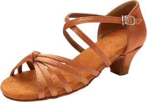 Women's Fashionable Soft Sole Comfortable Non Slip Latin Dance Shoes Shoes Women Low Heels, 6.5