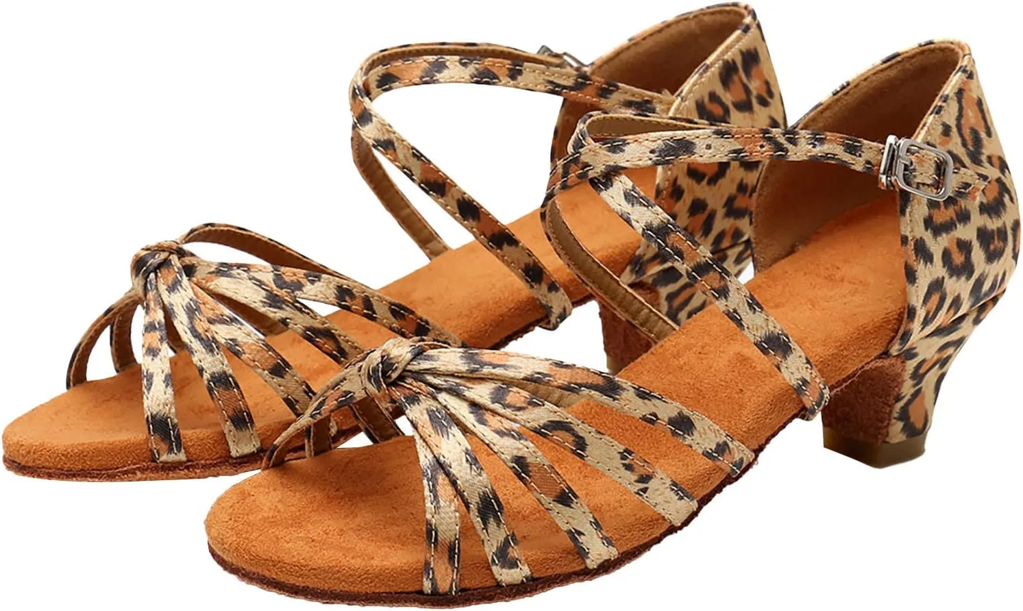 Women's Fashionable Soft Sole Comfortable Non Slip Latin Dance Shoes Shoes Women Low Heels, 6.5