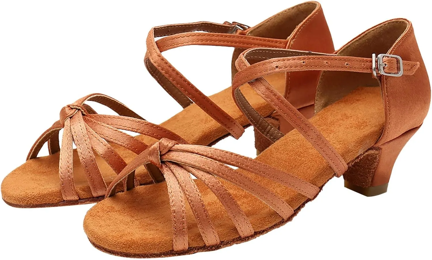 Women's Fashionable Soft Sole Comfortable Non Slip Latin Dance Shoes Shoes Women Low Heels, 6.5