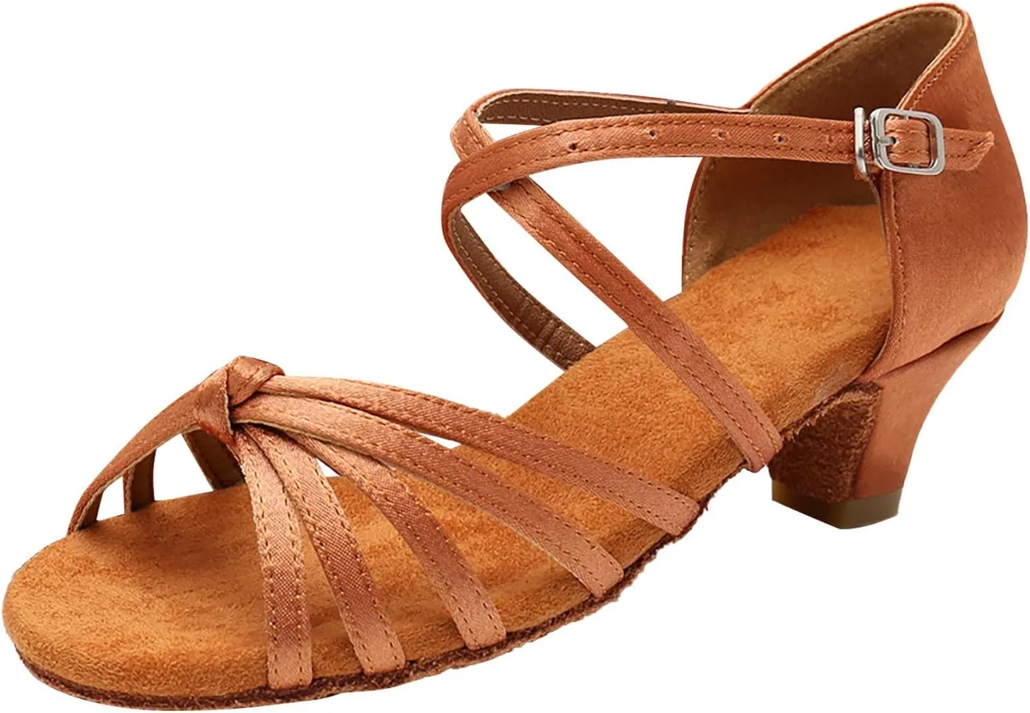 Women's Fashionable Soft Sole Comfortable Non Slip Latin Dance Shoes Shoes Women Low Heels, 6.5