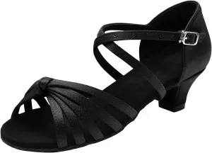 Women's Fashionable Soft Sole Comfortable Non Slip Latin Dance Shoes Shoes Women Low Heels, 6.5