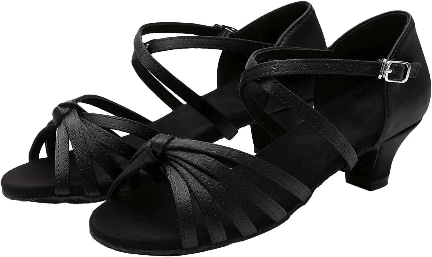 Women's Fashionable Soft Sole Comfortable Non Slip Latin Dance Shoes Shoes Women Low Heels, 6.5