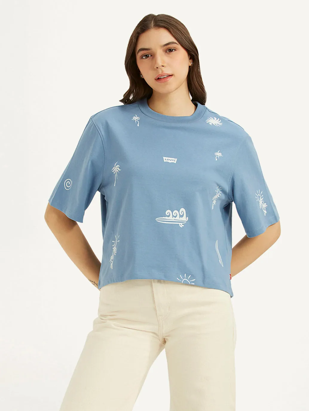 Women's Printed Sporty Fit T-Shirt