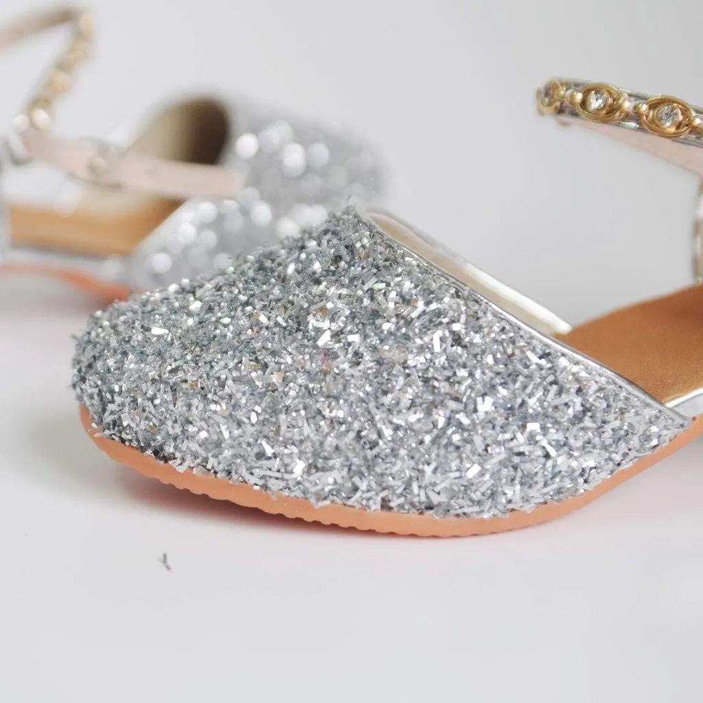 Women's Prom Ballroom Latin Dance Shoes Square Dance Shoes Sandals Leather Heeled Sandals