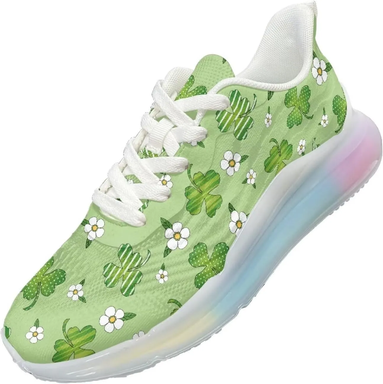 Women's Shoes Breathable Cozy Lightweight Workout Running Sneaker Non-Slip Air Cushion Footwear Walking Shoes Women US 6-11