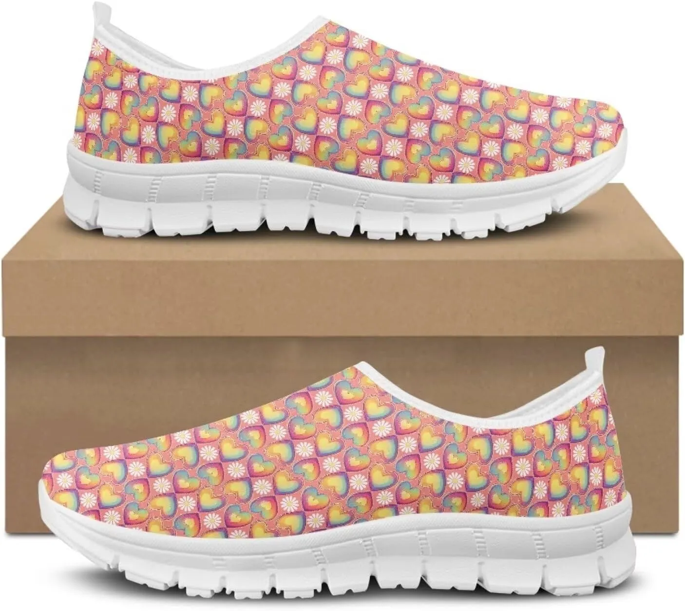 Women's Sneakers Comfy Fashion Soft Comfortable Breathable Yoga Gym Exercise Walking Shoes