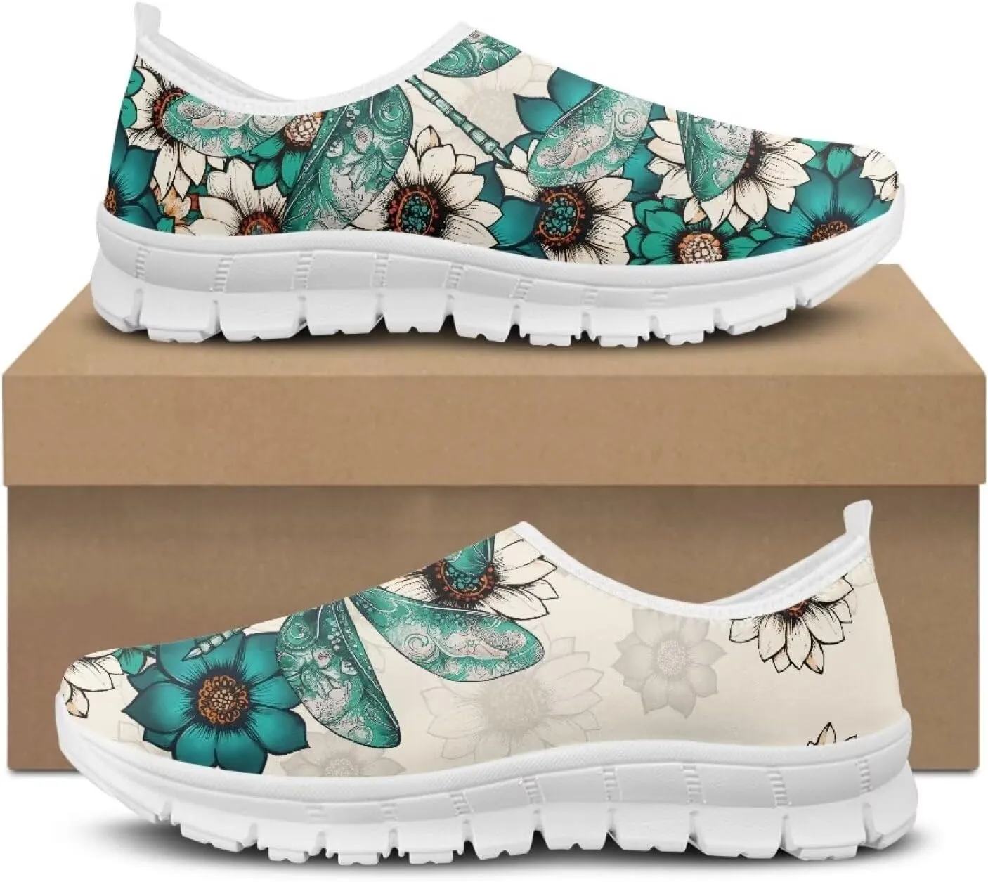 Women's Sneakers Comfy Fashion Soft Comfortable Breathable Yoga Gym Exercise Walking Shoes