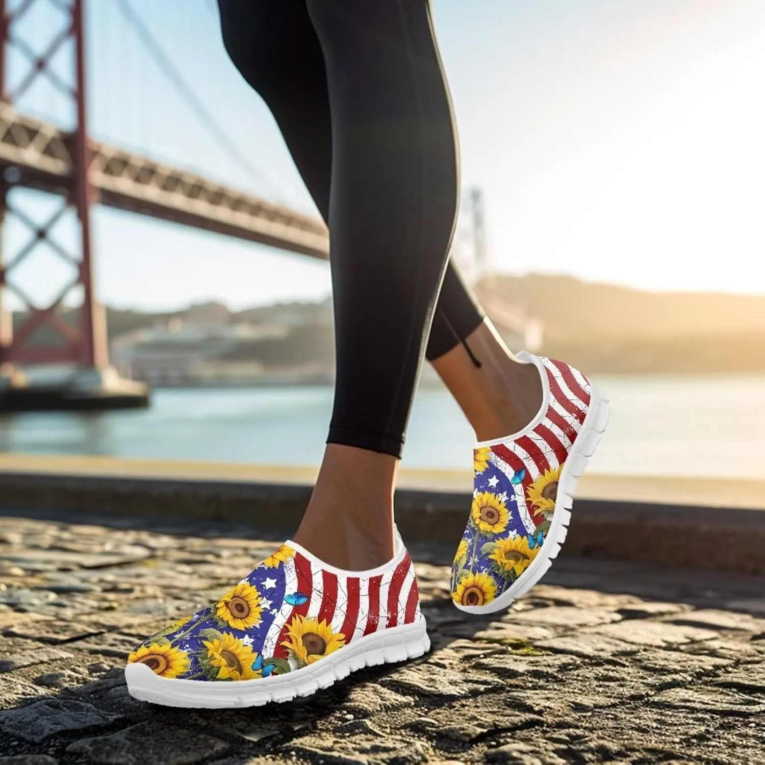 Women's Sneakers Comfy Fashion Soft Comfortable Breathable Yoga Gym Exercise Walking Shoes