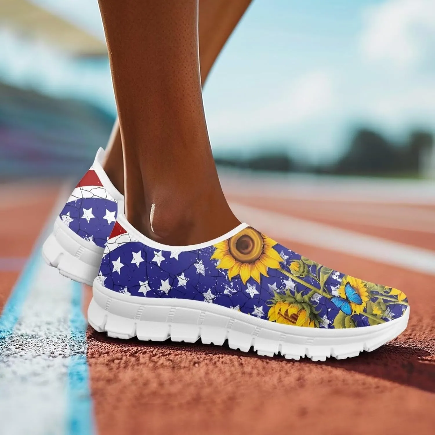 Women's Sneakers Comfy Fashion Soft Comfortable Breathable Yoga Gym Exercise Walking Shoes