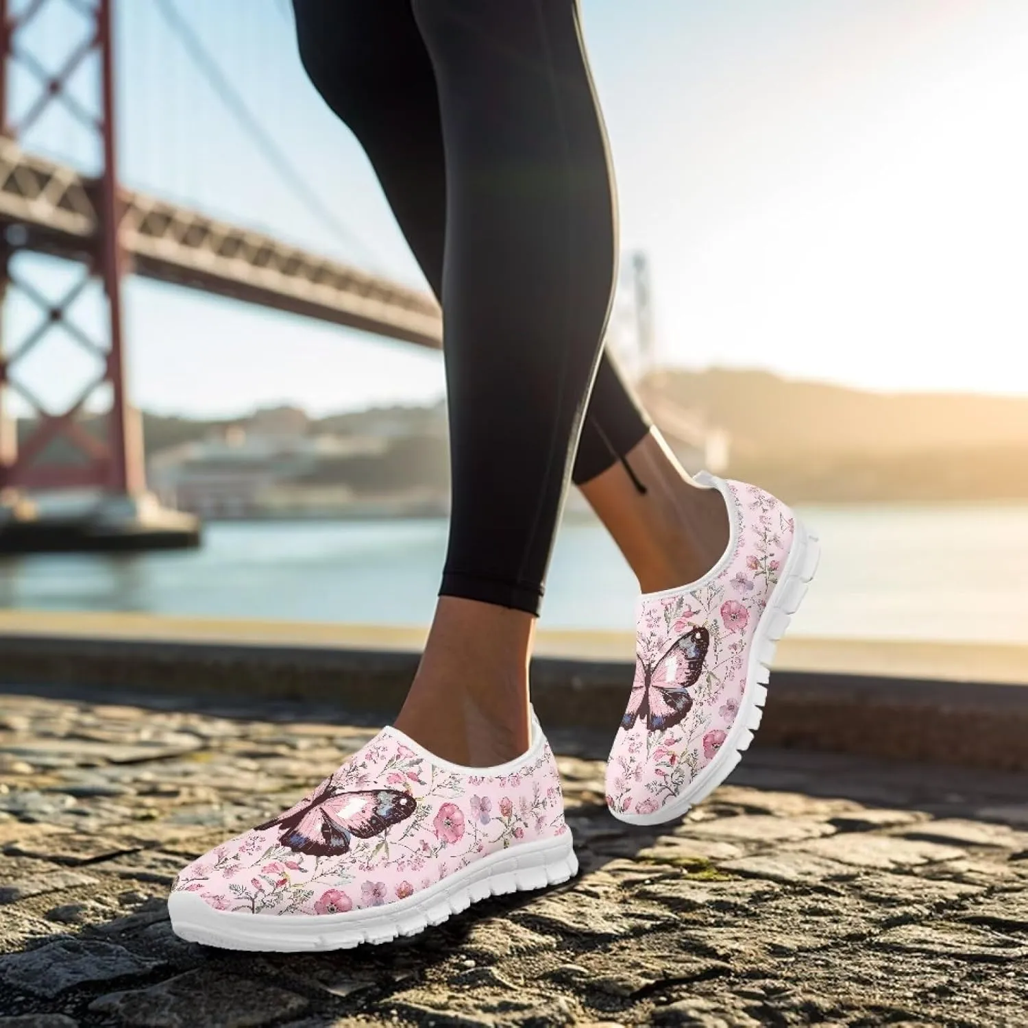 Women's Sneakers Comfy Fashion Soft Comfortable Breathable Yoga Gym Exercise Walking Shoes
