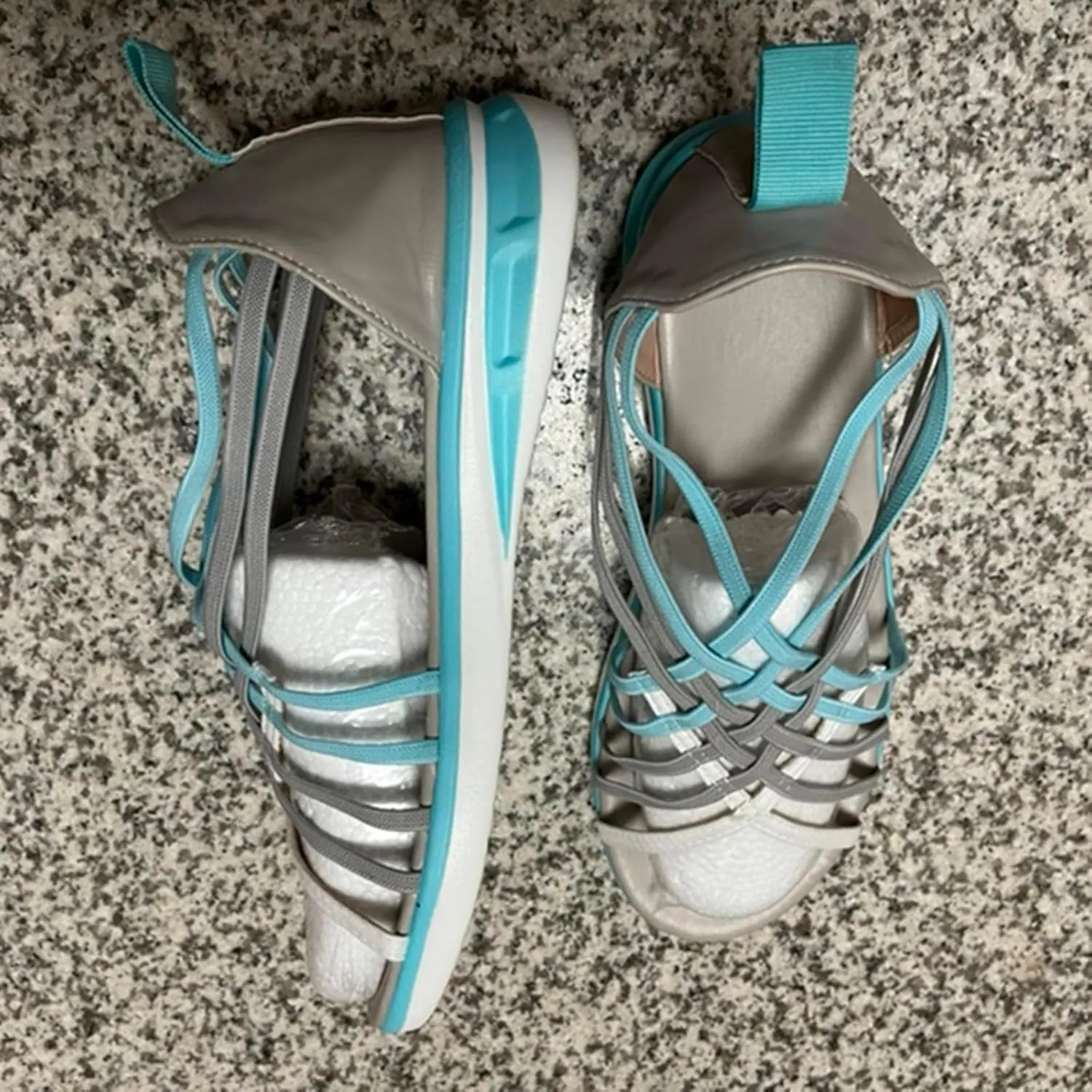 Women's Summer Sandals Open Toe Gladiator Wedge Sandals Casual Cross Hollow Out Platforms Comfortable Walking Shoes