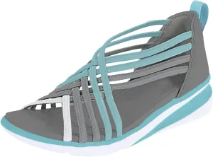 Women's Summer Sandals Open Toe Gladiator Wedge Sandals Casual Cross Hollow Out Platforms Comfortable Walking Shoes