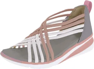 Women's Summer Sandals Open Toe Gladiator Wedge Sandals Casual Cross Hollow Out Platforms Comfortable Walking Shoes