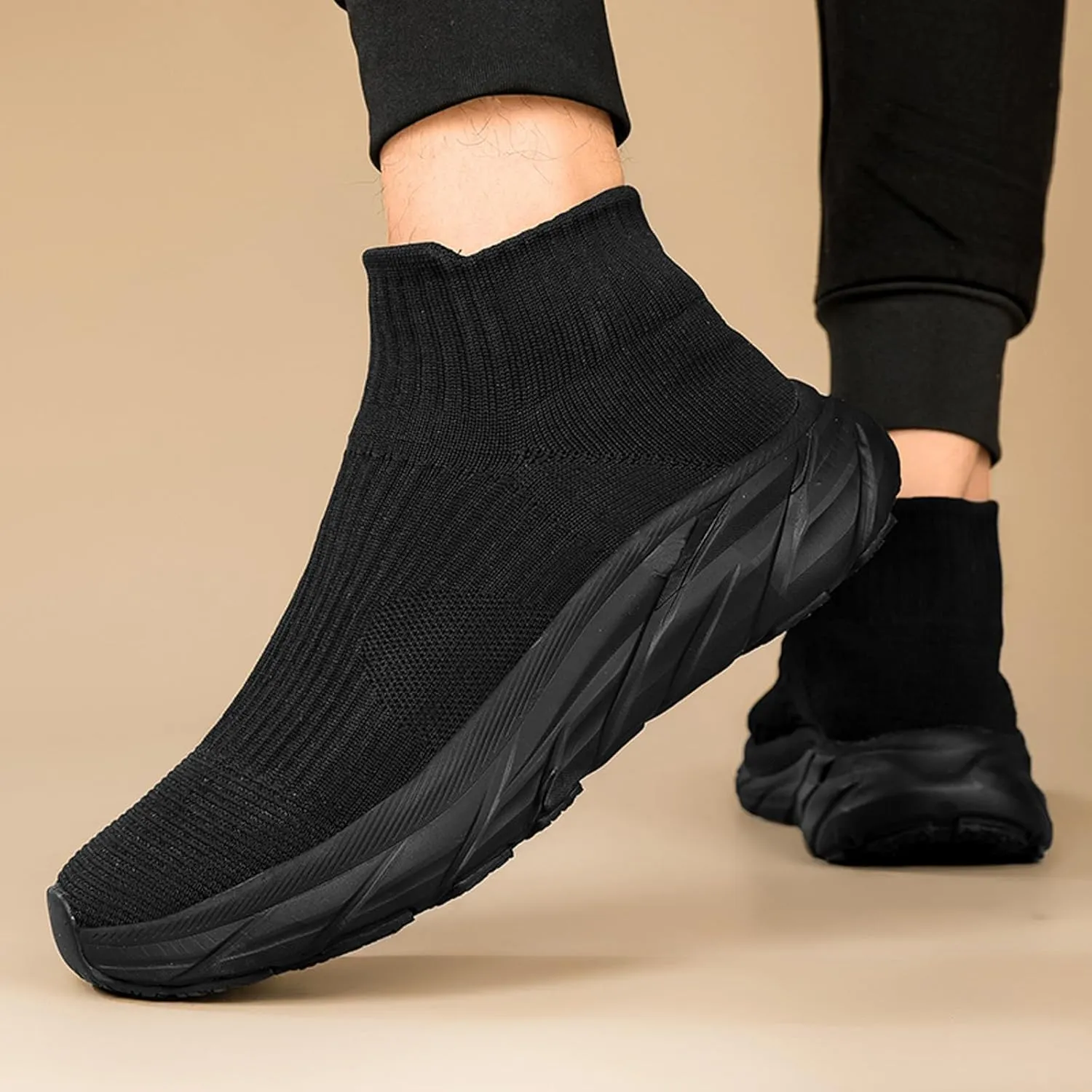 Womens Walking Shoes Mens Breathable Knit Slip On Sneakers Fur Lined Lining Winter Shoes for Women Work Gym Trainers Stylish Shoes