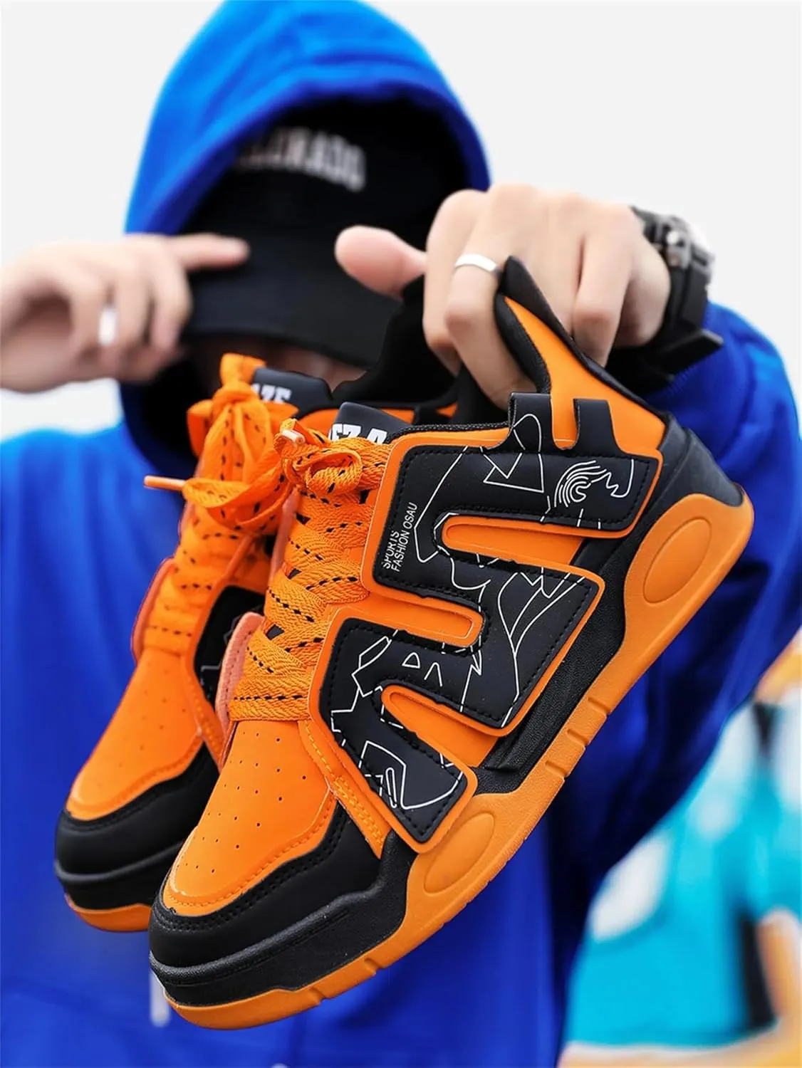 Women's Y2K Color Block Sneakers Lightweight Comfortable Running Walking Shoes for School College Daily Wear Stylish Trainers