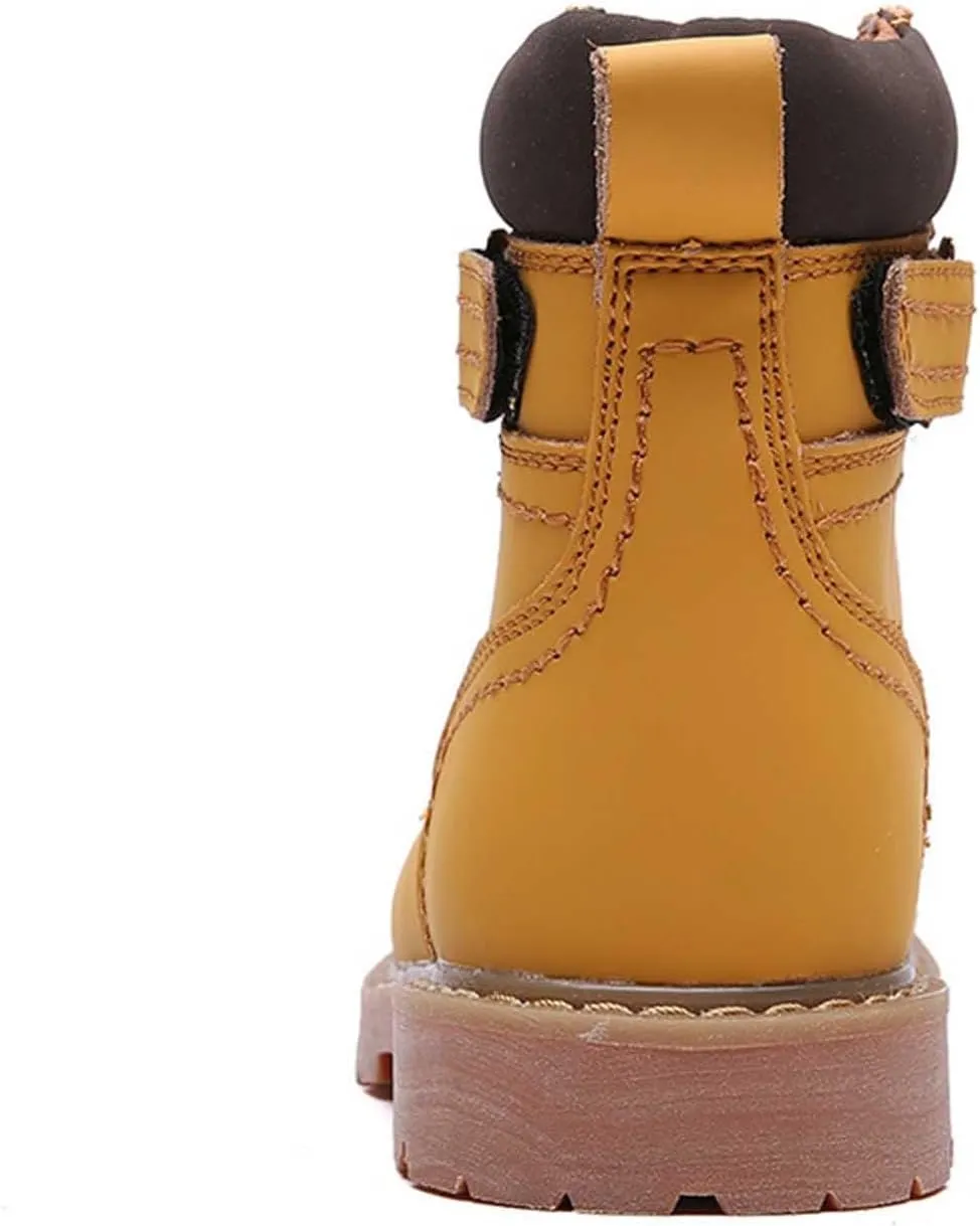 Work Boots for Men Composite Hiking Sneakers Warm Fur Lined Women's Safety Toe Shoes Business Casual Waterproof Outdoor Shoes Leather Comfortable Hike Grounded Footwear