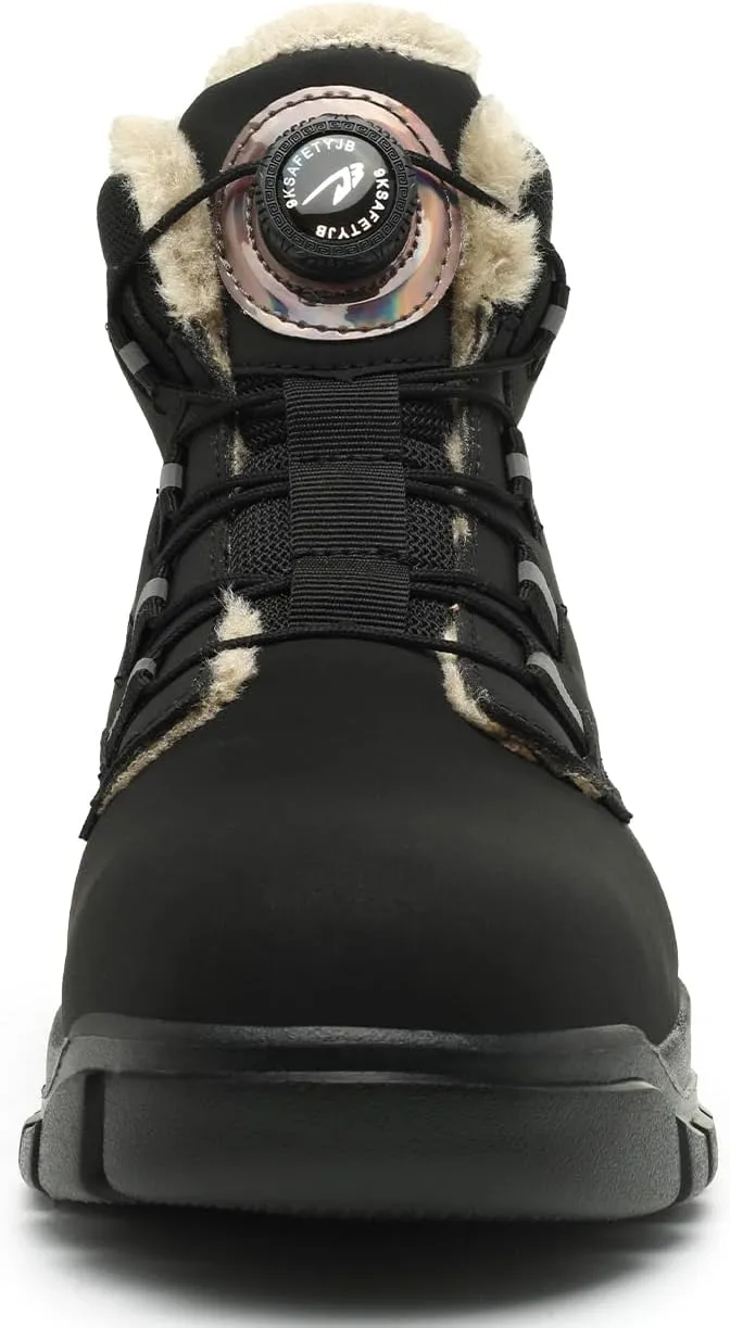 work boots for mensteel toe boots for womenConstruction Site Winter Warm Protective BootsAnti-smash Anti-puncture Work Boots