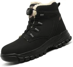 work boots for mensteel toe boots for womenConstruction Site Winter Warm Protective BootsAnti-smash Anti-puncture Work Boots